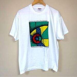 RARE Vintage TShirt Men’s Large San Sebastián Street Festival 1996 Collectible